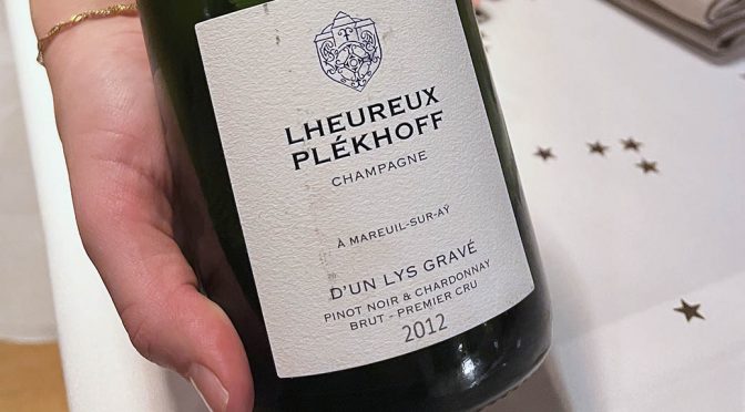 2012 Lheureux Plékhoff, Cuvee d`un Lys Gravé Brut, Champagne, Frankrig