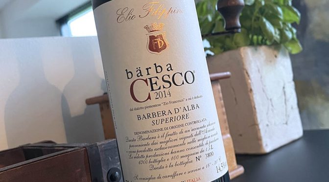 2014 Elio Filippino, Bärba Cesco Barbera d’Alba Superiore, Piemonte, Italien