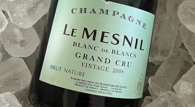 2008 Le Mesnil, Blanc de Blancs Grand Cru Brut Nature, Champagne, Frankrig