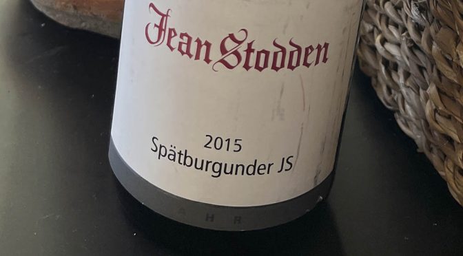 2015 Weingut Jean Stodden, Spätburgunder JS, Ahr, Tyskland