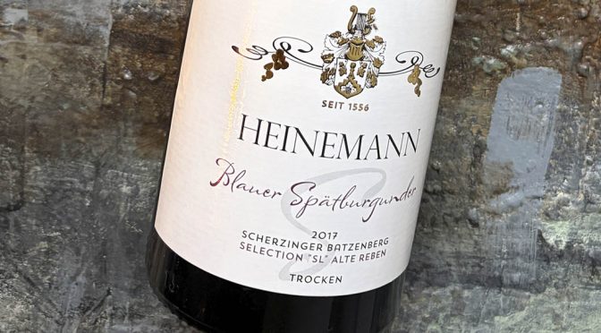 2017 Weingut Heinemann, Scherzinger Batzenberg Blauer Spätburgunder Selection SL Alte Reben, Baden, Tyskland, Baden, Tyskland