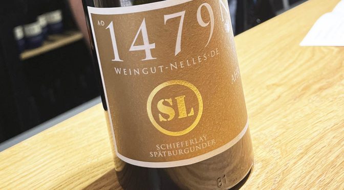 2020 Weingut Nelles, Neuenahrer Schieferlay Spätburgunder SL GG, Ahr, Tyskland