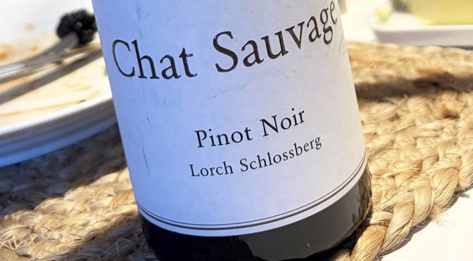2018 Chat Sauvage, Lorcher Schlossberg Pinot Noir, Rheingau, Tyskland
