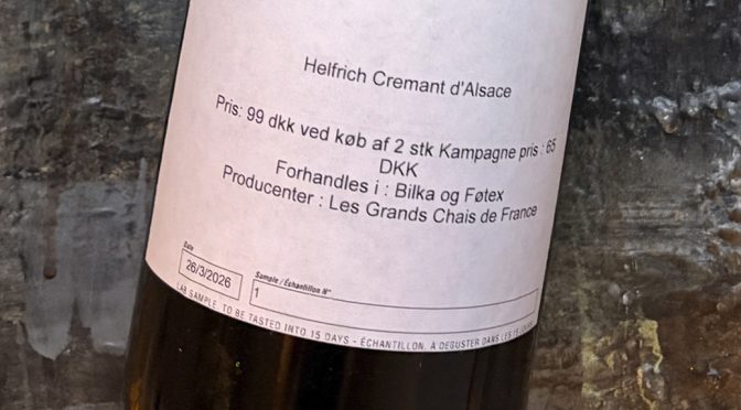 N.V. Les Grands Chais de France, Helfrich Crémant d’Alsace Brut, Alsace, Frankrig