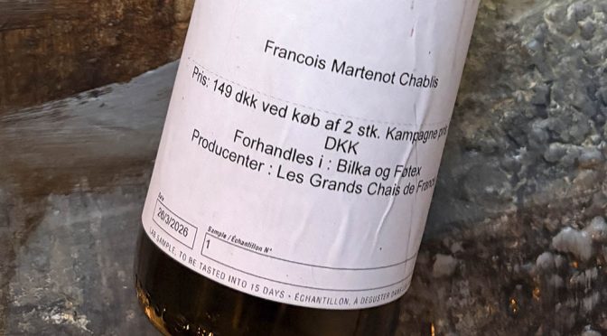 N.V. Les Grands Chais de France, François Martenot Chablis, Bourgogne, Frankrig