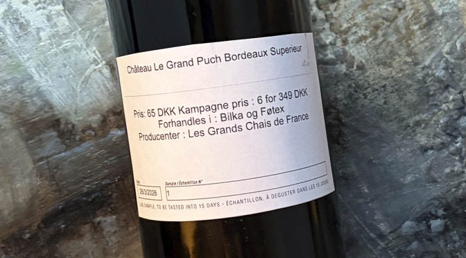 N.V. Les Grands Chais de France, Château Le Grand Puch Superiore, Bordeaux, Frankrig