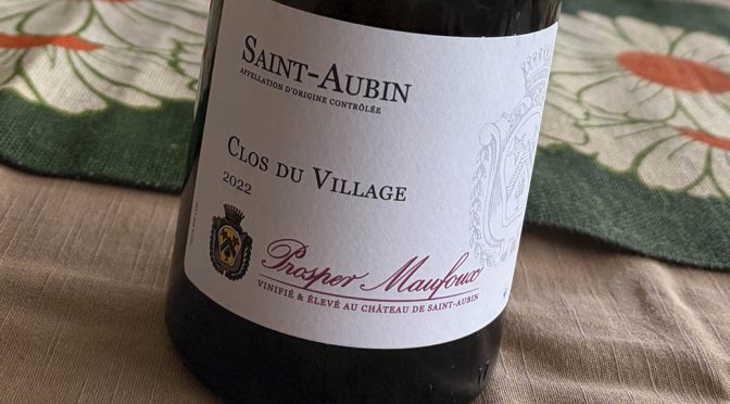 2022 Prosper Maufoux, Saint-Aubin Clos du Villages, Bourgogne, Frankrig