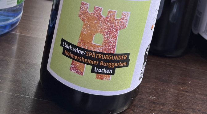 2022 Weingut Stark-Linden, Heimersheimer Burggarten Spätburgunder, Ahr, Tyskland