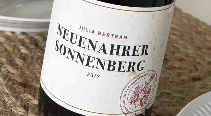 2017 Weingut Julia Bertram, Neuenahrer Sonnenberg Frühburgunder, Ahr, Tyskland
