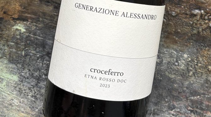 2023 Generazione Alessandro, Croceferro Etna Rosso, Sicilien, Italien