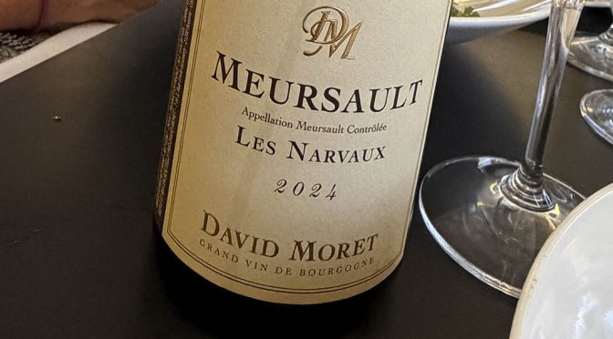 2024 Domaine David Moret, Meursault Les Narvaux, Bourgogne, Frankrig