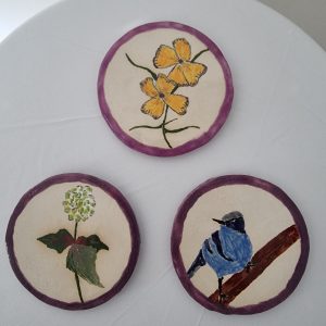 Ceramic coasters