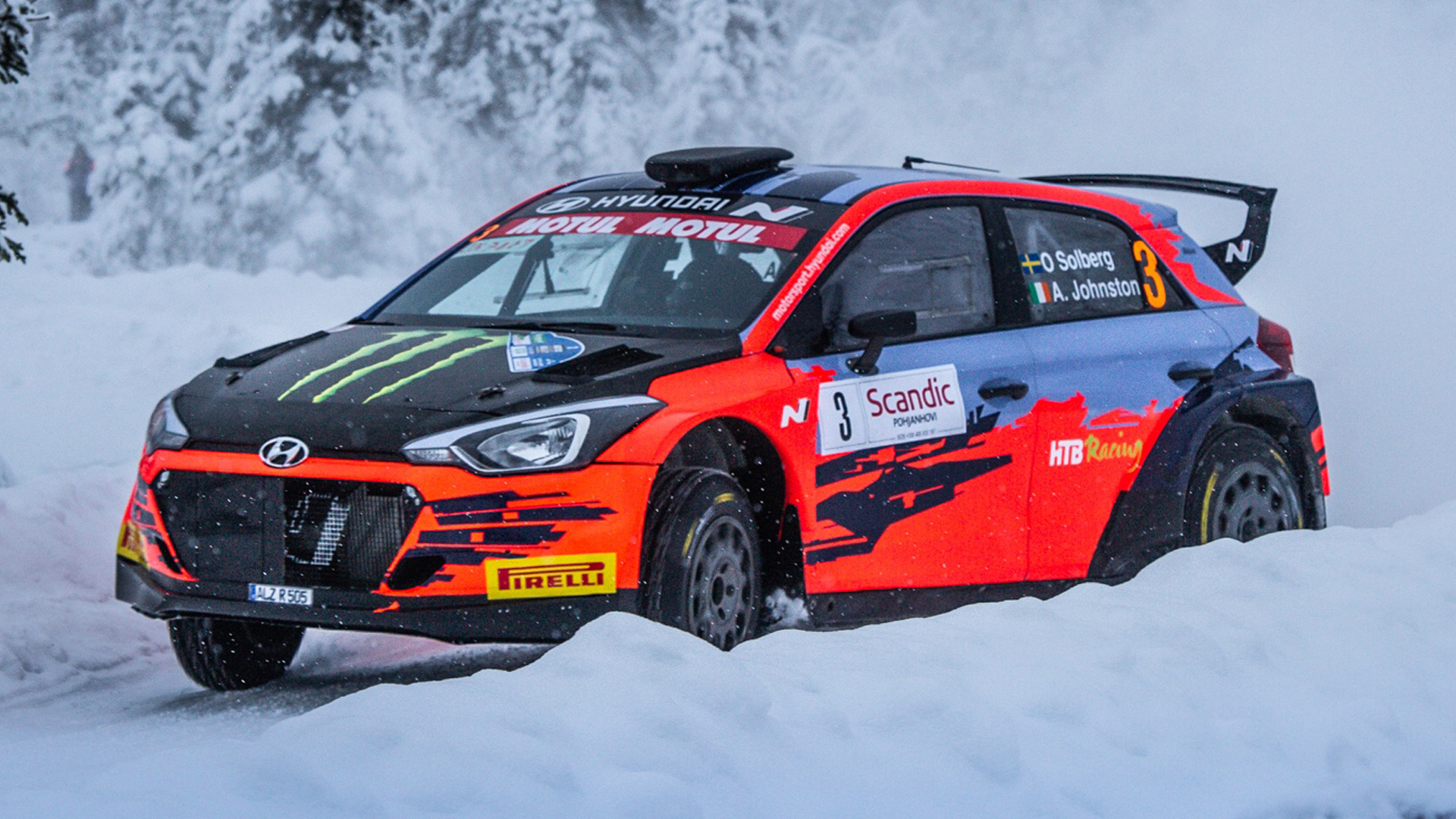 Oliver Solberg sin nye Hyundai i20 R5