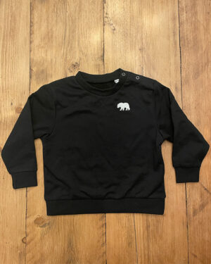 The Bear Sweatshirt Front Black