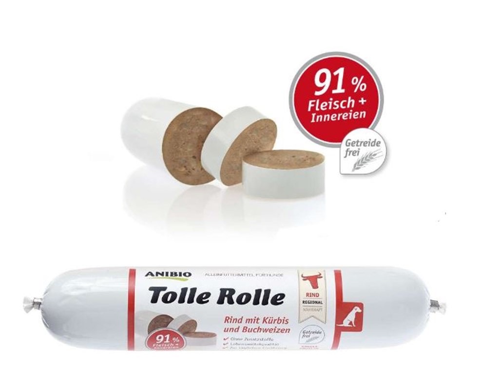 ANIBIO TOLLE ROLLE MED OKSEKØD 91%