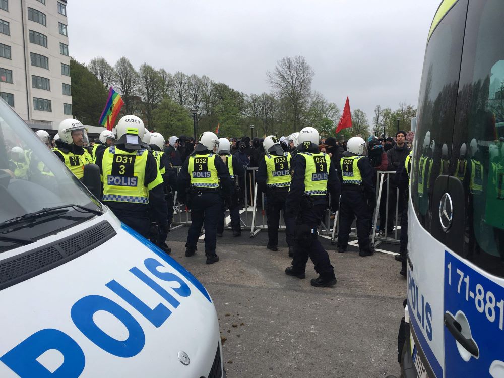 Polisens arbete med demonstrationer