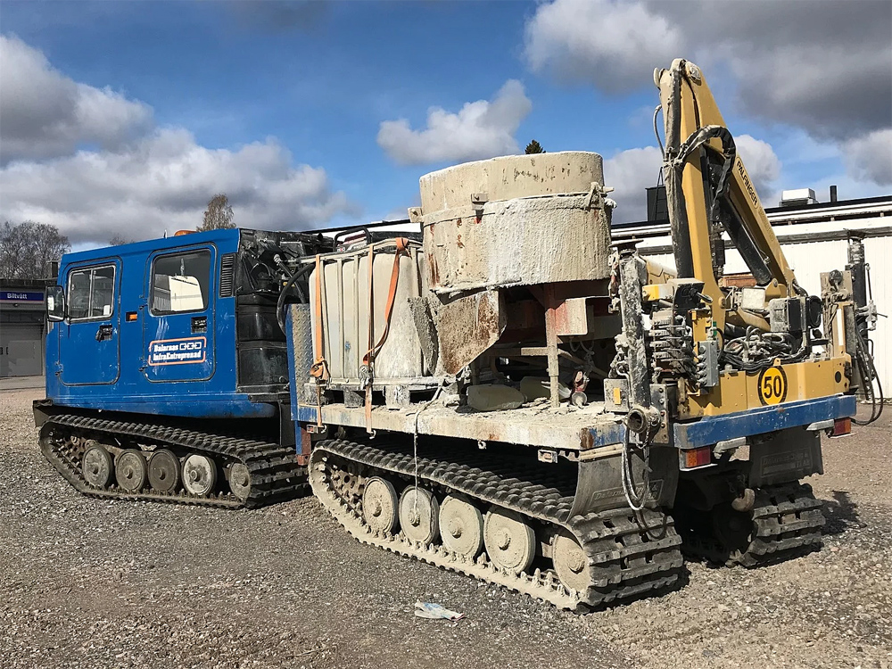 Bandvagn Hägglunds BV 206 stulen i Falun