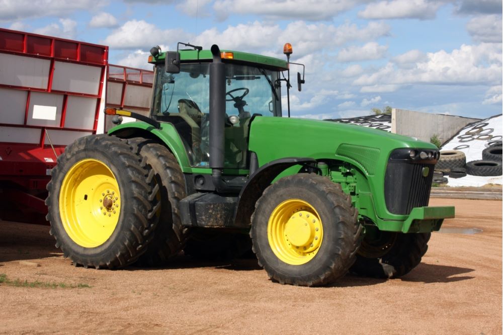 Grön traktor2