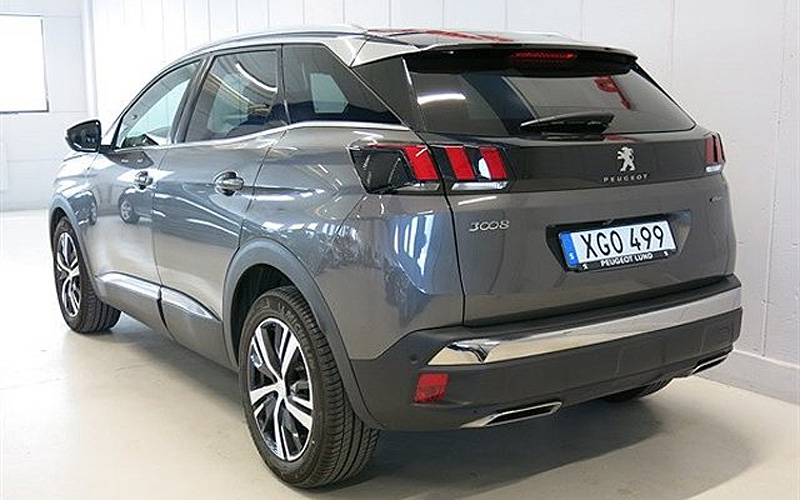 Gråmetallic Peugeot 3008 1.6 GT Pure Tech stulen i Helsingborg