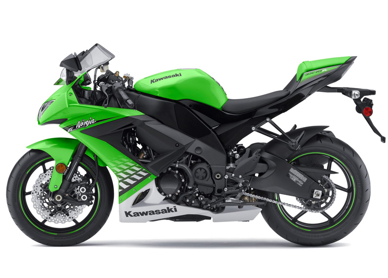 Grön Kawasaki Ninja ZX-10R stulen utanför Helsingborg