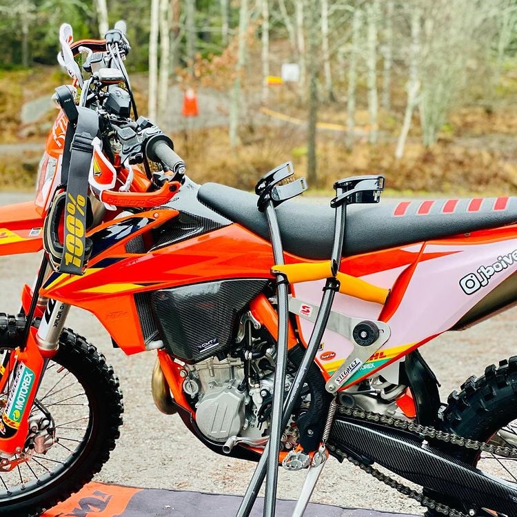 KTM 450 EXC-F Six Days stulen i Åkersberga