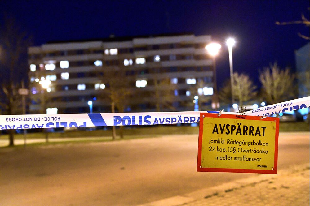 Avspärrad brottsplats