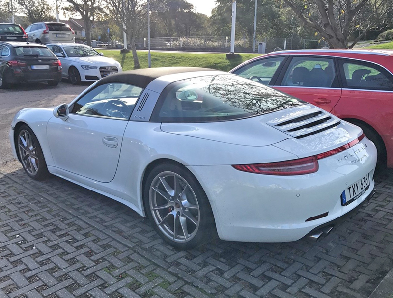 Porsche 911/ 991 Targa 4S stulen i Västra Frölunda Göteborg