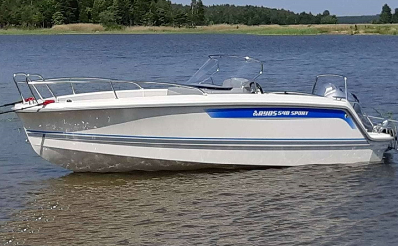 RYDS 548 SPORT MED 100 HK HONDA STULEN I KRISTINEHAMNS HAMN. 