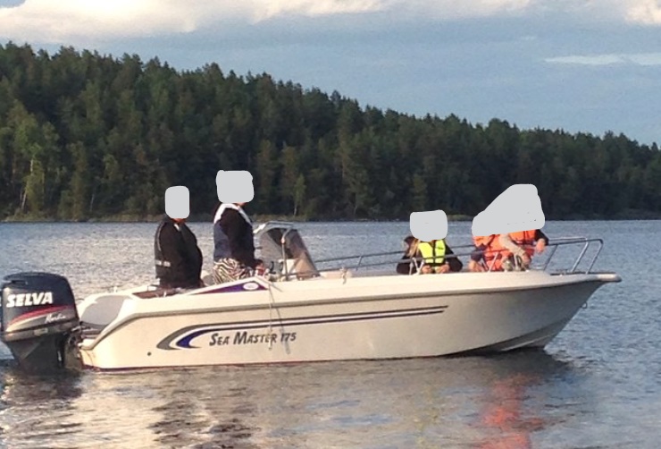 Sea Master på båtsläp stulen från Marin Vagn & Fritid i Nyköping