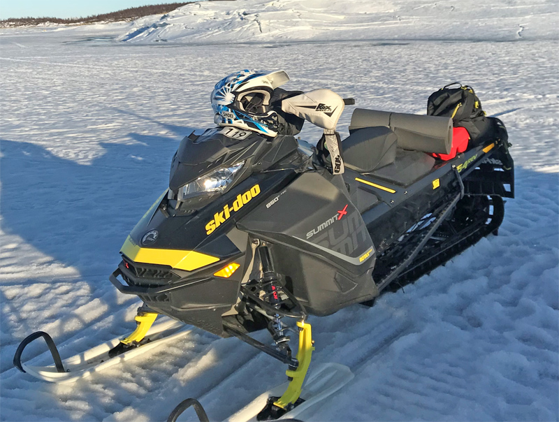 Snöskoter Ski Doo Summit X 154 850 stulen i Malmberget