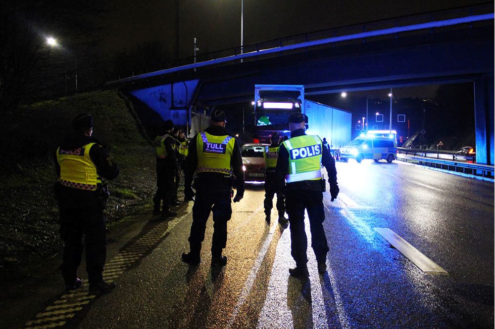 Flera aktörer samverkade i trafikinsats i Tynnered.