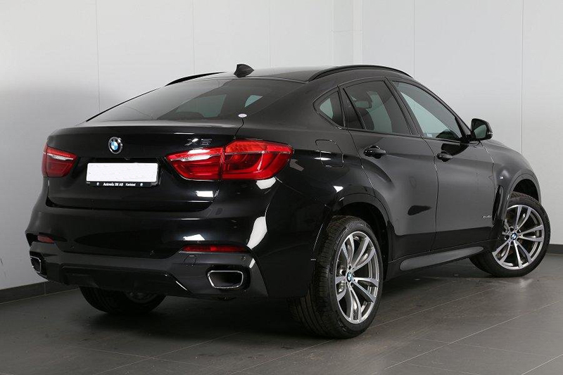 Svart BMW X6 Xdrive 40D M sport stulen i Sundsvall