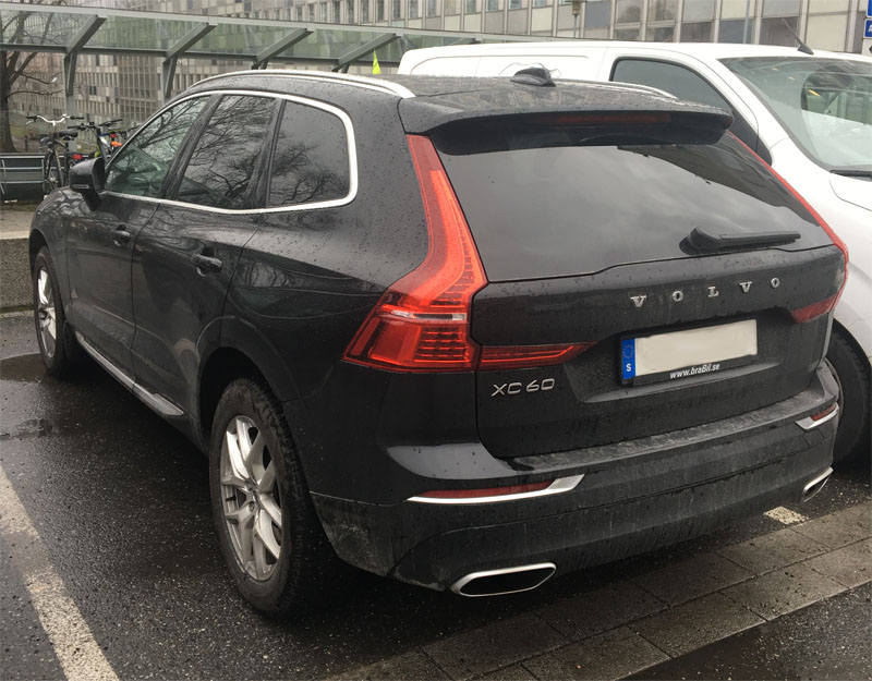 Svart Volvo XC60 D4 AWD stulen i Hässlegården strax norr om Karlskrona