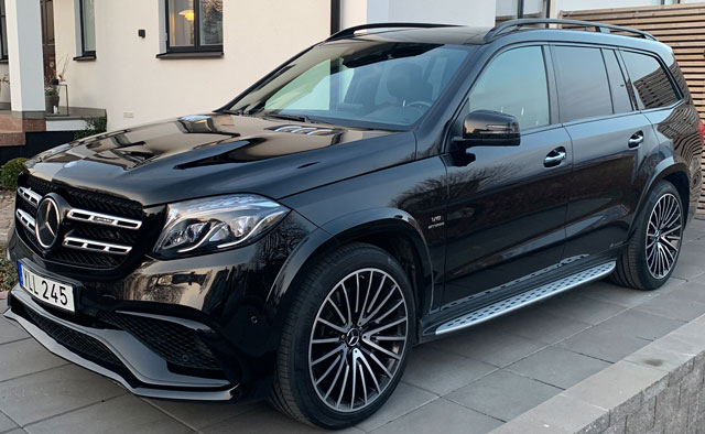 Mercedes-Benz GLS AMG 63 stulen i Jönköping