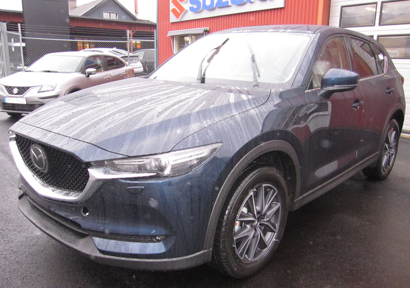 Mörkblå metallic Mazda CX-5 2,5 Optimum AWD stulen i Osby