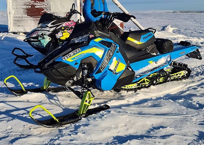 Snöskoter Polaris 850 SKS 155 PIDD stulen i Bjursås