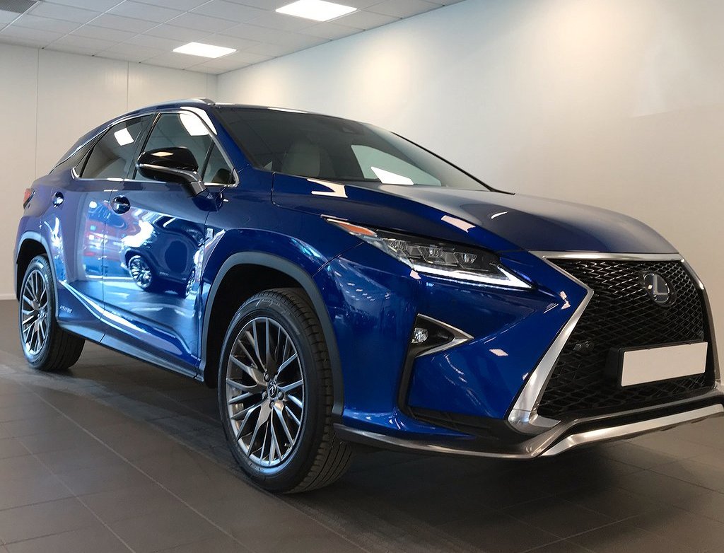 Blåmetallic Lexus RX450H F-sport stulen/ bedrägeri Segeltorp, Stockholm 