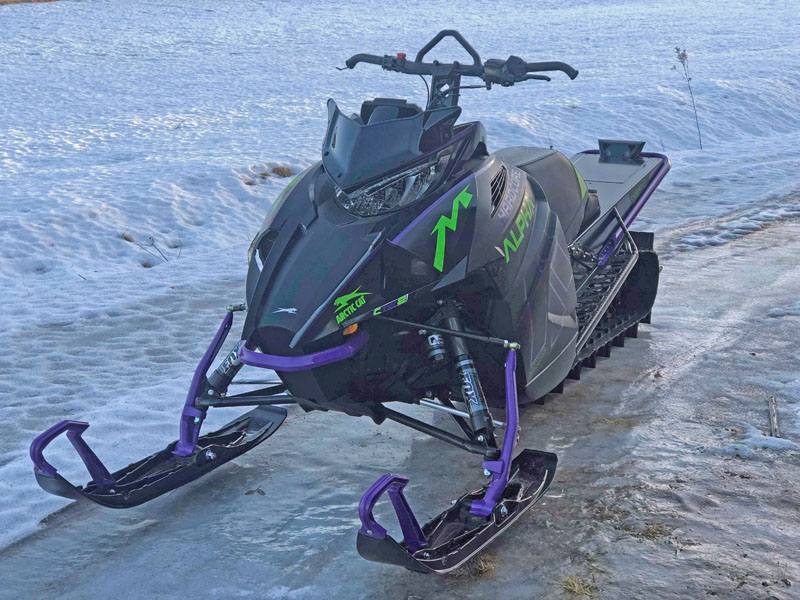 Snöskoter Arctic Cat M8000 Alpha stulen i Oljonsbyn, Orsa