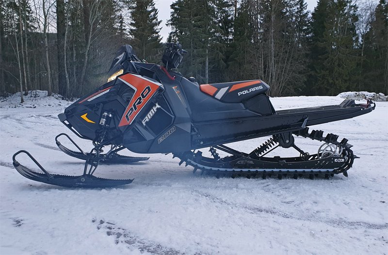 Snöskoter Polaris 800 PRO RMK 155 stulen i Stöde väster om Sundsvall