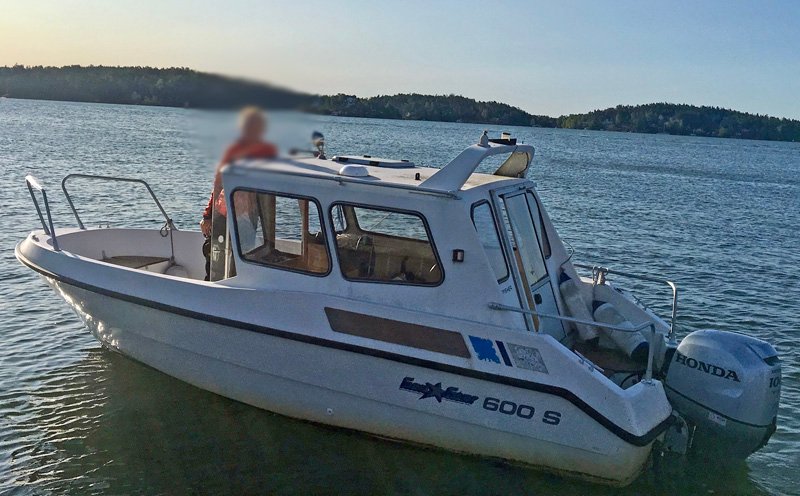 Sea Star 600S Sportfish med 100 Hk Honda stulen i Vaxholms gästhamn. 