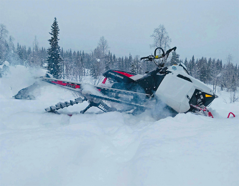 Snöskoter Polaris 800 PRO RMK 155 stulen i Grimsmark