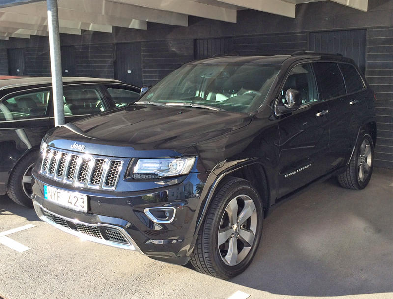 Svart Jeep Grand Cherokee stulen i Limhamn, Malmö