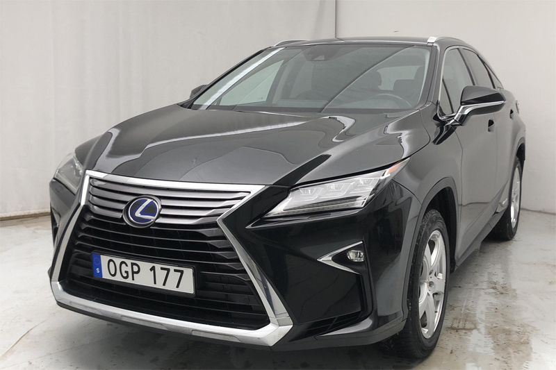 Svart Lexus RX450H AWD Comfort stulen i Uppsala