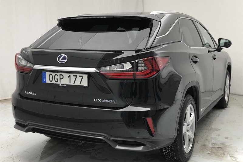 Svart Lexus RX450H AWD Comfort stulen i Uppsala