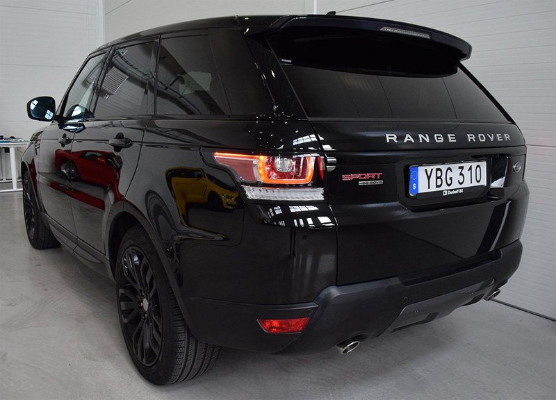 Svart Range Rover Sport stulen/ bedrägeri Kungsängen nordväst om Stockholm