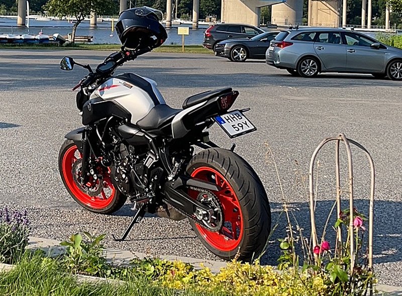 Yamaha MT-07 stulen i Sundbyberg