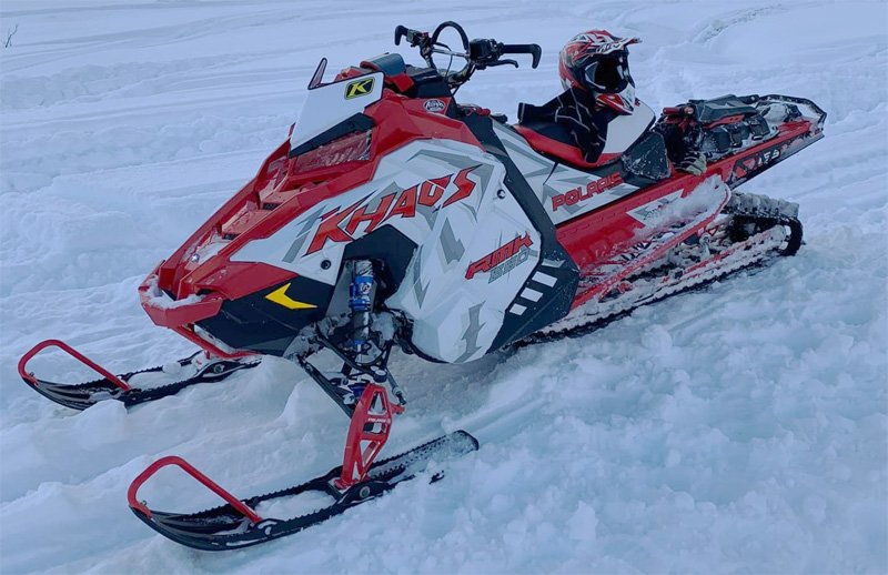 Polaris 850 RMK Khaos stulen i Vemdalen