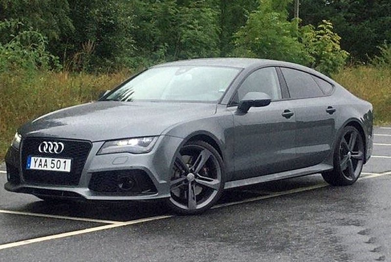 Gråmetallic Audi RS7 Sportback Quattro stulen i Märsta norr om Stockholm