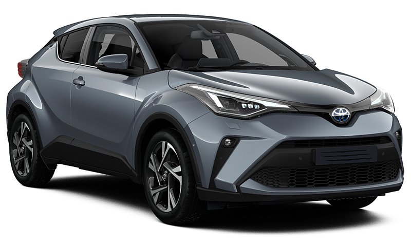 Grå metallic Toyota C-HR stulen i Råsunda, Solna