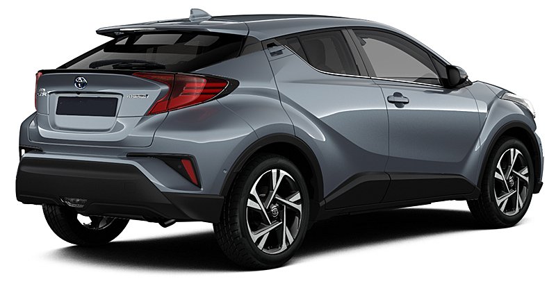 Grå metallic Toyota C-HR stulen i Råsunda, Solna